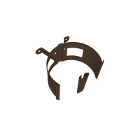 Vortex Mix 130/90 Крепление трубы круглой O90 (гвоздь) PE RAL 8017 шоколад