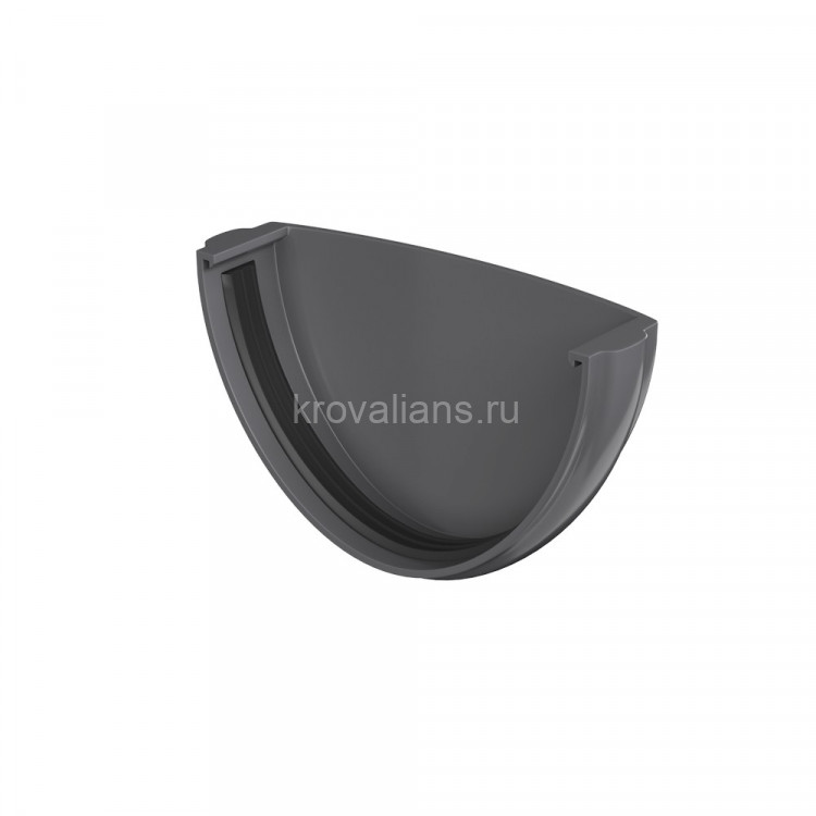 ТехноНИКОЛЬ 125/82 Заглушка желоба, серый