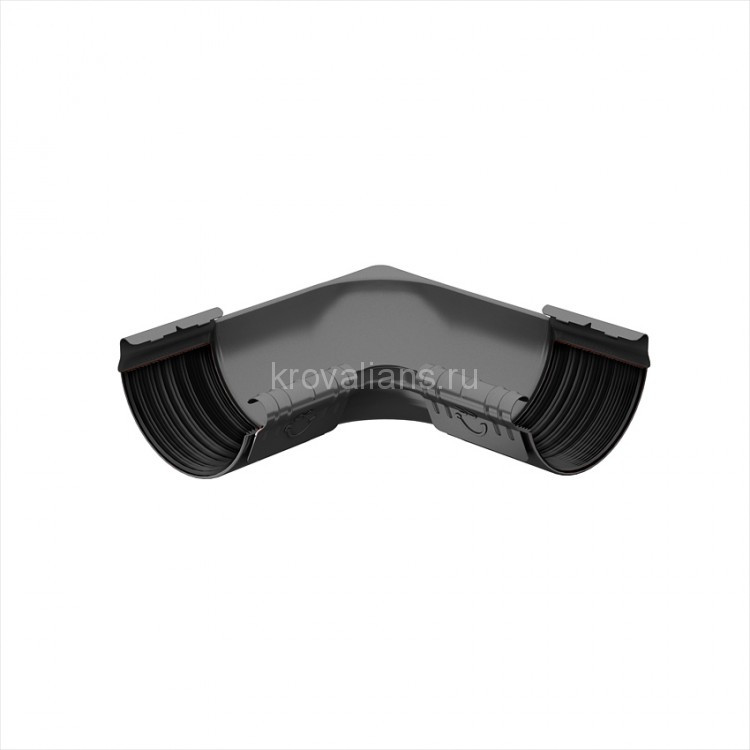 GALECO STAL 152 135/90 Угол внутренний 90 гр. Графит 7015 (4шт/уп)