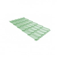 Металлочерепица Grand Line (Гранд Лайн) квинта плюс 0,45 PE RAL 6019 /1 кв.м./