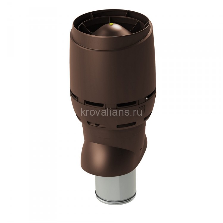 Vilpe (Вилпе) FLOW XL- 200/300/500 вентиляционный выход с колпаком (Коричневый) /1 шт/