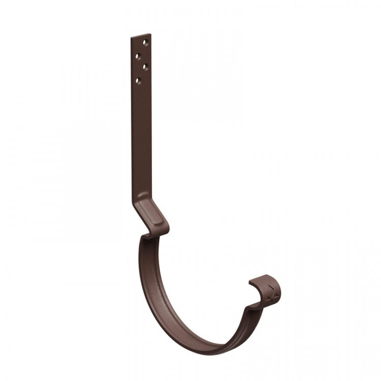 AS PUrus MATT 150/100 Крюк желоба длинный 190мм с компл. крепления, RAL 8017 24шт/уп.