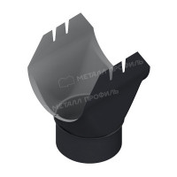 Воронка выпускная МЕТАЛЛ ПРОФИЛЬ ПРОЕКТ D185х150 Ral 7024