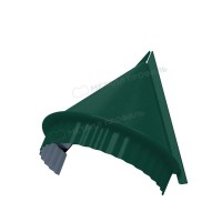 МеталлПрофиль Заглушка конька круглого конусная (VikingMP-01-6005-0.45) /1 шт/
