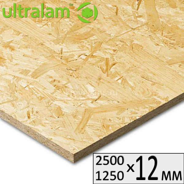 OSB-3 12х2500х1250 Талион Ultralam 56шт/пал