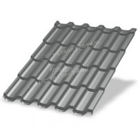 Металлочерепица МП Трамонтана-M NormanMP (ПЭ-01-9006-0.5)