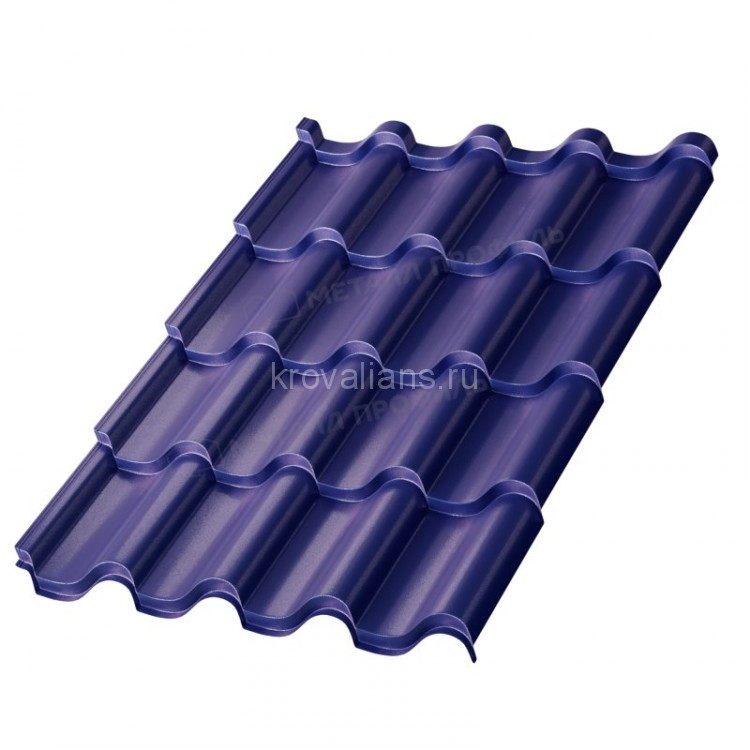 Металлочерепица МеталлПрофиль Монтерроса-M (PURMAN-20-Citrine-0.5) /1 кв.м./