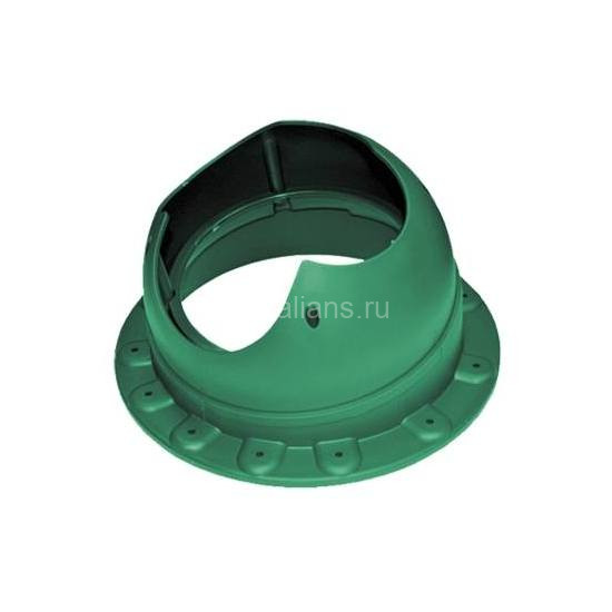 Проходной элемент Krovent (Кровент) Base-VT Seam 125/150 (Зеленый) /1 шт/