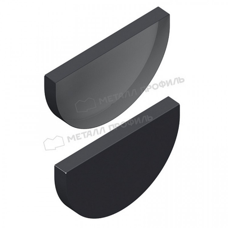Заглушка желоба МЕТАЛЛ ПРОФИЛЬ ПРОЕКТ D185 Ral 7024 Заглушка желоба МЕТАЛЛ ПРОФИЛЬ ПРОЕКТ D185 Ral 7024