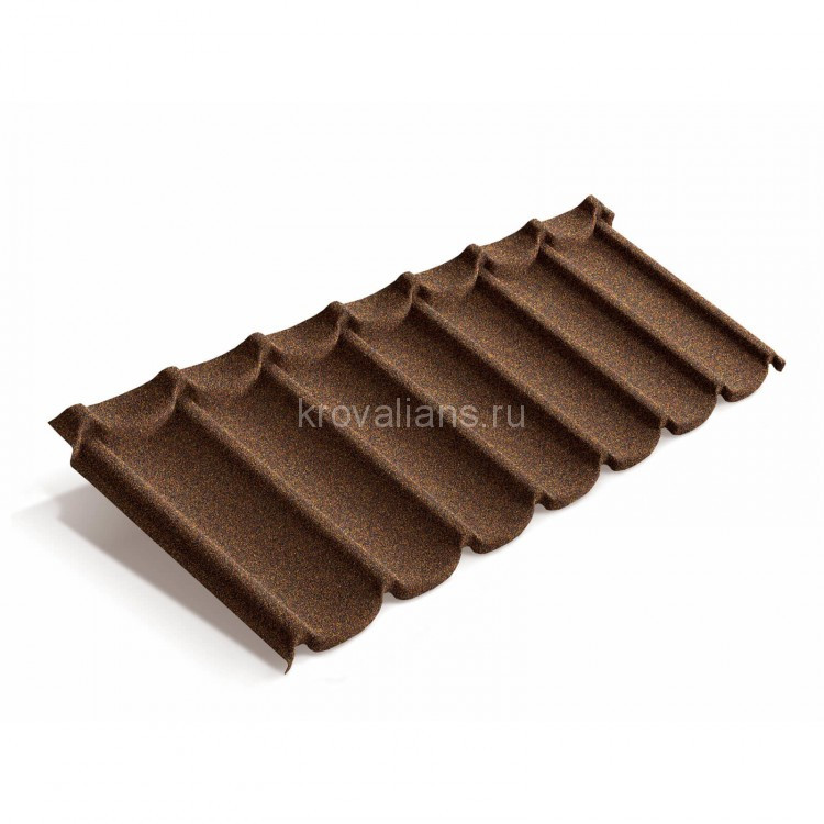 Композитная черепица Metrotile (Метротайл) MetroMistral (Бургундия) /лист/