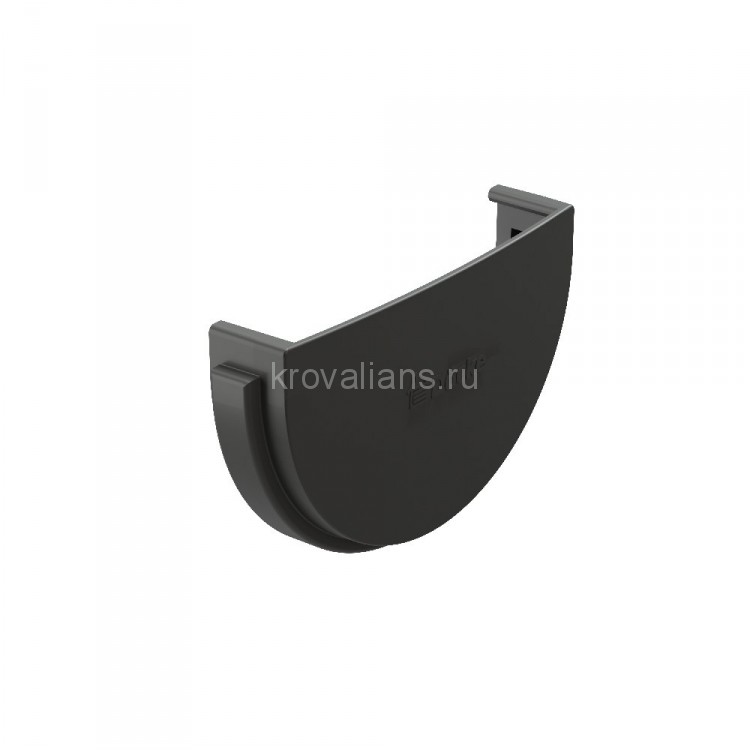 Docke STANDART Заглушка желоба Серый (RAL 7024) 99 шт./уп.