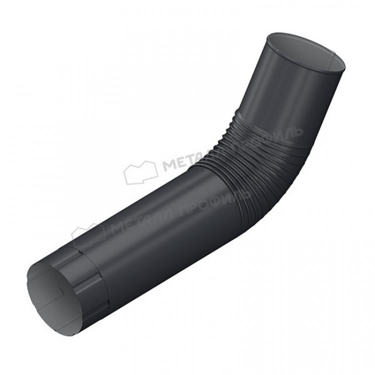 Колено трубы МЕТАЛЛ ПРОФИЛЬ ПРОЕКТ D150 Ral 7024