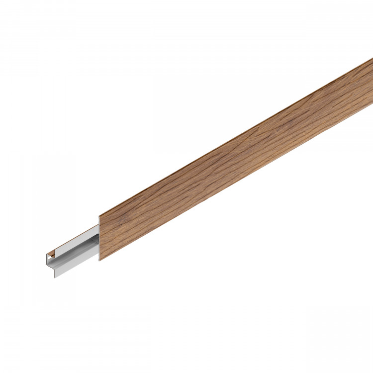 Стыковочный Т- профиль(комплект) L=3м St Log Printech(Норвежский тис) ФАКТУР.