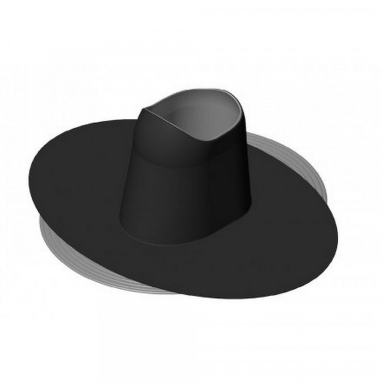 EPDM -ВОРОТ для монтажа HUOPA проходного элемента высокого черный