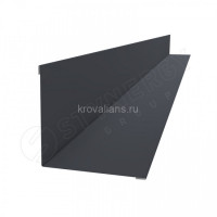 Планка для внутренних углов 110х110х2000 Stynergy (PURRUS PRO Matt-RAL7024-0.5)