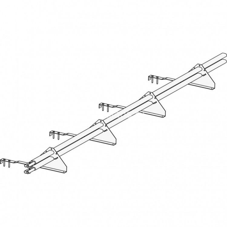 Снегозадержатель ROOFsystems PRESTIGE ZN 45*25 (овал), 3м натур. цинк