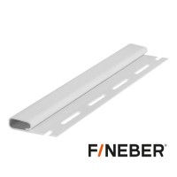 Финишная планка FineBer (Файнбер) Classic Color 3,66м (Белый) /1 шт/