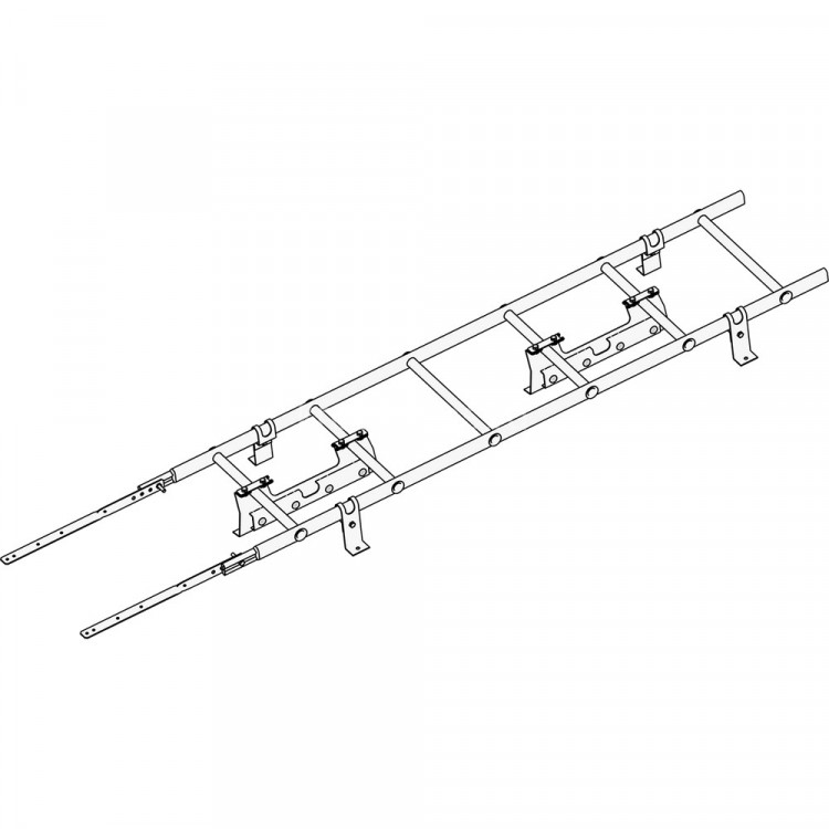 Лестница кровельная ROOFsystems PRESTIGE ZN400 1,2м NEXT Фальц RAL 3005