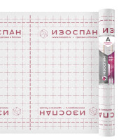 Изоспан А Ветрозащитная паропроницаемая мембрана 35м2 (1,6х21,87м)