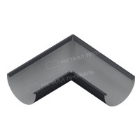 Угол желоба МЕТАЛЛ ПРОФИЛЬ ПРОЕКТ D185 Ral 7024