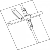 Айсстоппер ROOFsystems PRESTIGE 45*25 (овал), 80мм Фальц. RAL 3005