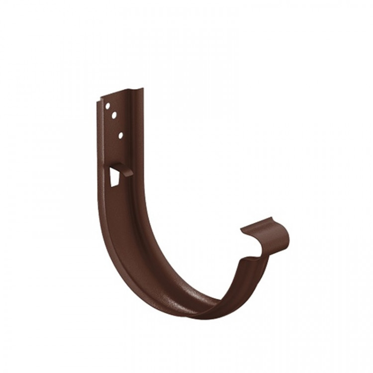 AS PUrus MATT 150/100 Крюк желоба универсальный с компл. крепления, RAL 8017 Matt