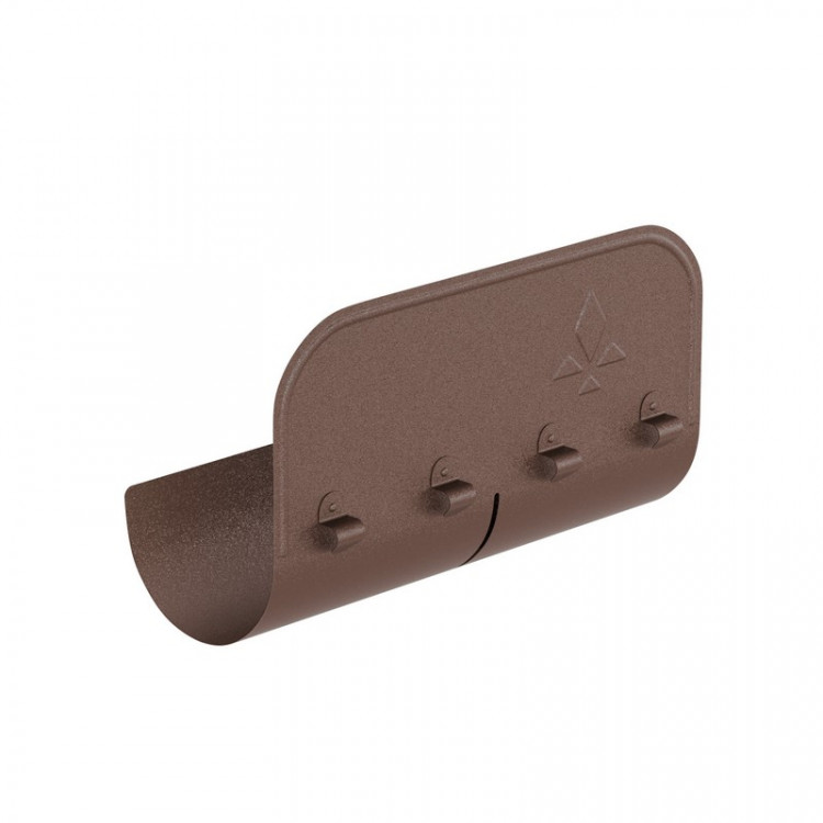 AS PUrus MATT 150/100 Ограничитель перелива прямой L=0,34м RAL 8017 Matt