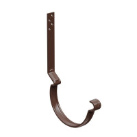 AS COMF PE 125/90 Крюк желоба длинный с компл. крепления (МУ), RAL8017 24 шт/уп