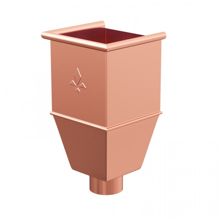 AS CU 150/100 Воронка водосборная удлиненная Медь