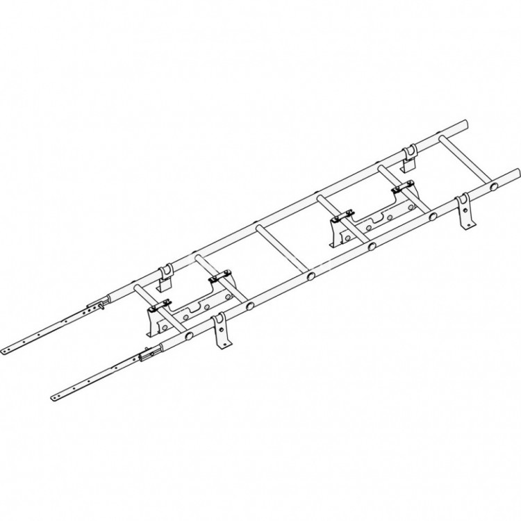Лестница кровельная ROOFsystems PRESTIGE ZN400 1,8м NEXT Фальц RAL 9005