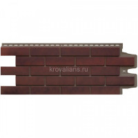 Фасадная панель Grand Line Кликерный кирпич Design Plus кофе с темно-бежевым швом (0,995*0,390) 10шт/уп