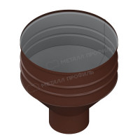 Воронка водосборная МЕТАЛЛ ПРОФИЛЬ ПРОЕКТ D350х150 Ral 8017