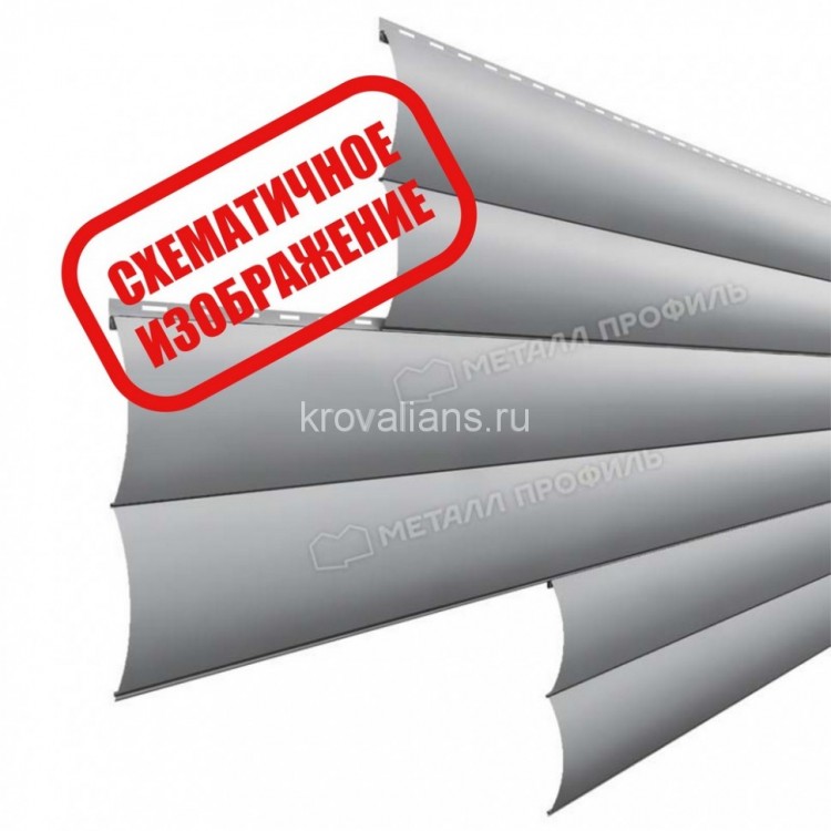 Сайдинг МеталлПрофиль Woodstock-Н-28х330 (ECOSTEEL-01-Кирпич-0.5) /1 шт/