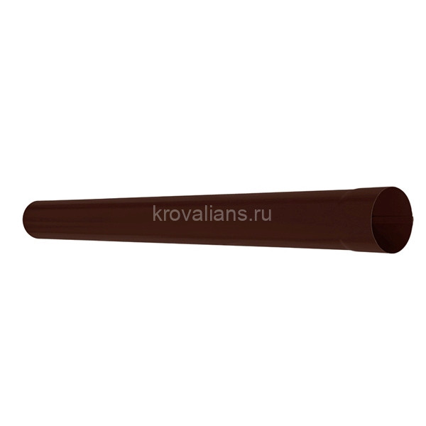 AS COMF PE 125/90 Труба водосточная L=3.0 м RAL8017 2 шт/уп