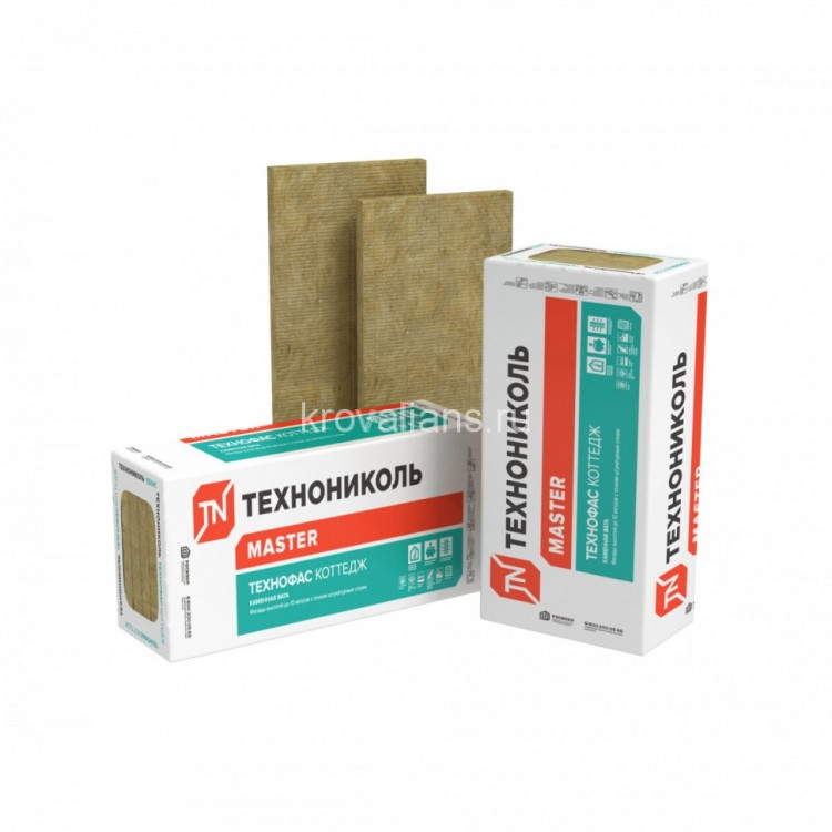 ТехноНИКОЛЬ ТЕХНОФАС Л 1200х200х90 мм (3,1104м3) (34,56м2) Плиты минераловатные