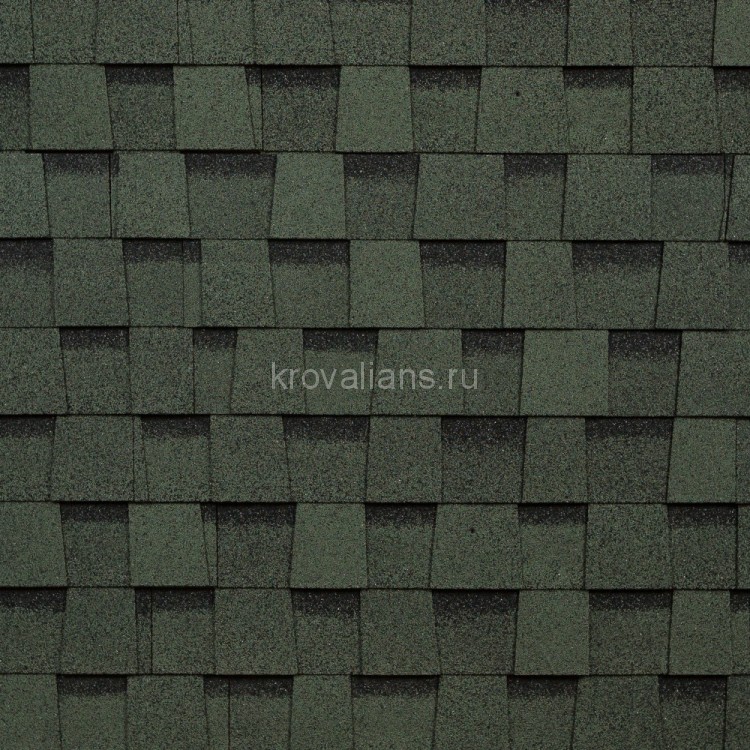 Шинглас ФАЗЕНДА 2,6м2 Зеленый & 4D4X21-0711RUS (45 уп./пал)