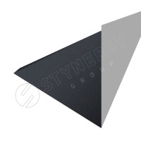 Планка для верхнего примыкания к трубе 2000 Фальц Stynergy (CORUNDUM50-RAL7024-0.5)