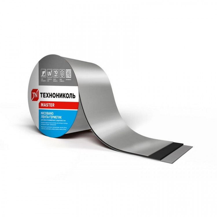 Лента для примыканий Nicoband 300х10000 (Серебристый) /1 шт/