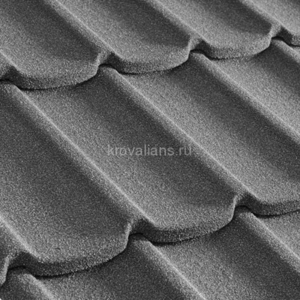 Композитная черепица Metrotile (Метротайл) MetroMistral (Серый) /лист/