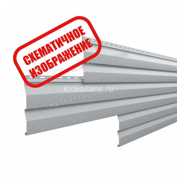Сайдинг МеталлПрофиль МП СК-14х226 (ECOSTEEL-01-Песчаник-0.5) /1 шт/
