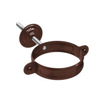 AS COMF PE 125/90 Хомут трубы с комплектом крепления RAL8017 20 шт/уп