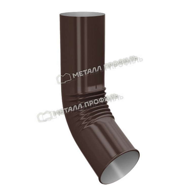 Колено сливное МЕТАЛЛ ПРОФИЛЬ ПРОЕКТ D150 Ral 8017 Колено сливное МЕТАЛЛ ПРОФИЛЬ ПРОЕКТ D150 Ral 8017