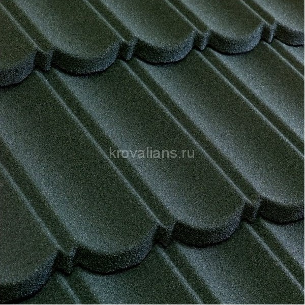 Композитная черепица Metrotile (Метротайл) MetroBond (Темно-зеленый) /лист/