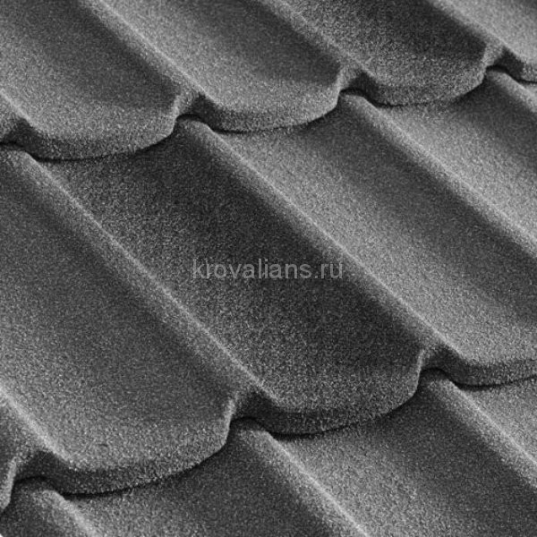 Композитная черепица Metrotile (Метротайл) MetroMistral (Сланцево-Серый) /лист/