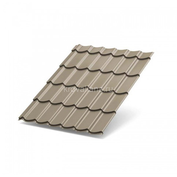 Металлочерепица МеталлПрофиль Ламонтерра-X (Полиэстер-01-1035-0.45) /1 кв.м./