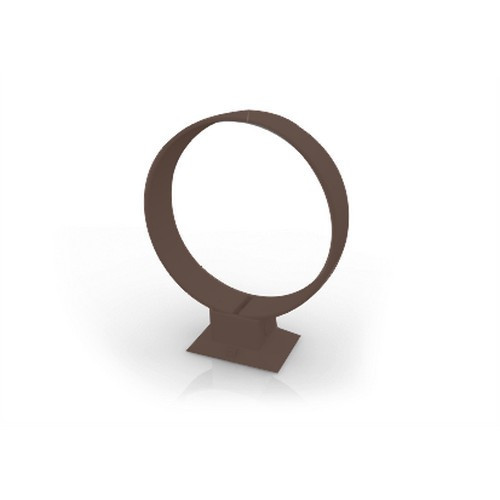 125/90 RUPLAST Хомут металлический с креплением, шоколадно-коричневый RAL 8017 125/90 RUPLAST Хомут металлический с креплением, шоколадно-коричневый RAL 8017