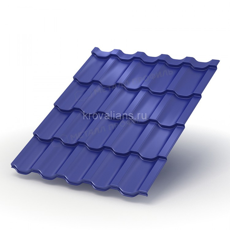 Металлочерепица МеталлПрофиль Трамонтана-M (PURMAN-20-Citrine-0.5) /1 кв.м/