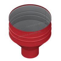 Воронка водосборная МЕТАЛЛ ПРОФИЛЬ ПРОЕКТ D350х150 Ral 3011