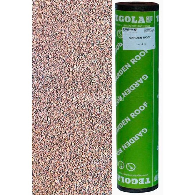Рулонная кровля Tegola (Тегола) Garden roof (Коричневый) /рулон 1х15/