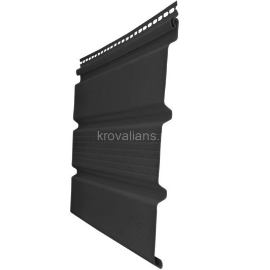 GrandLine Софит Т4 АКРИЛОВЫЙ комбинированный 3,00 х 0,303, 22шт/ уп., Графит